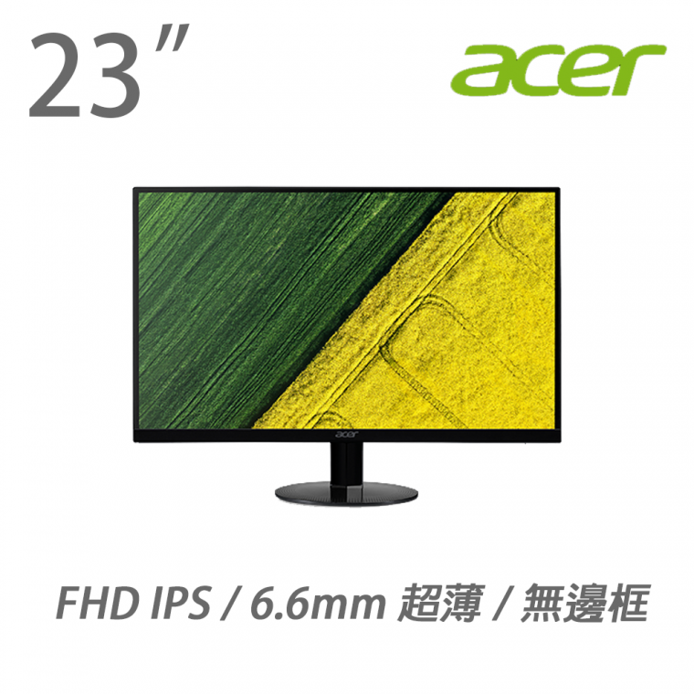 Acer 23" SA230ABMI/EP LED Monitor (IPS, VGA, HDMI, Speaker) MM